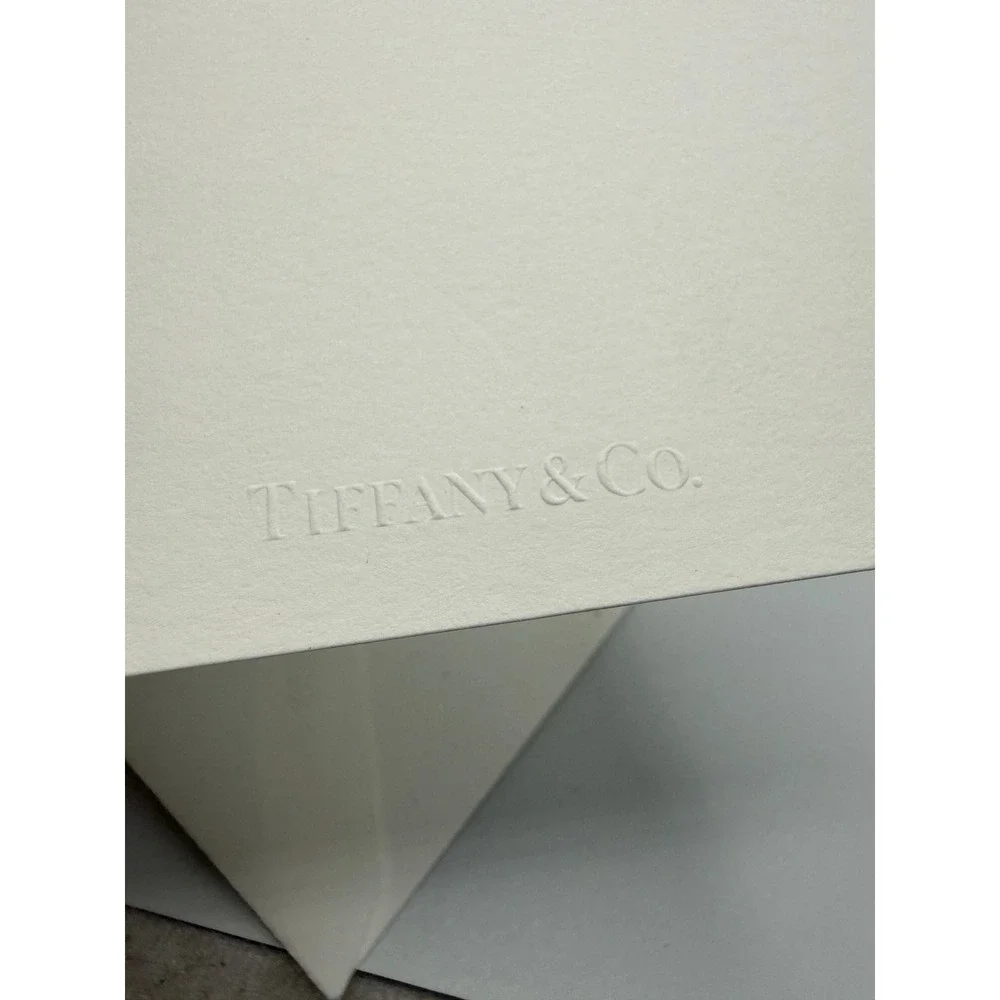 Tiffany & Co Small Blue Shopping Bag and Embossed‎ Stationery Gift Set